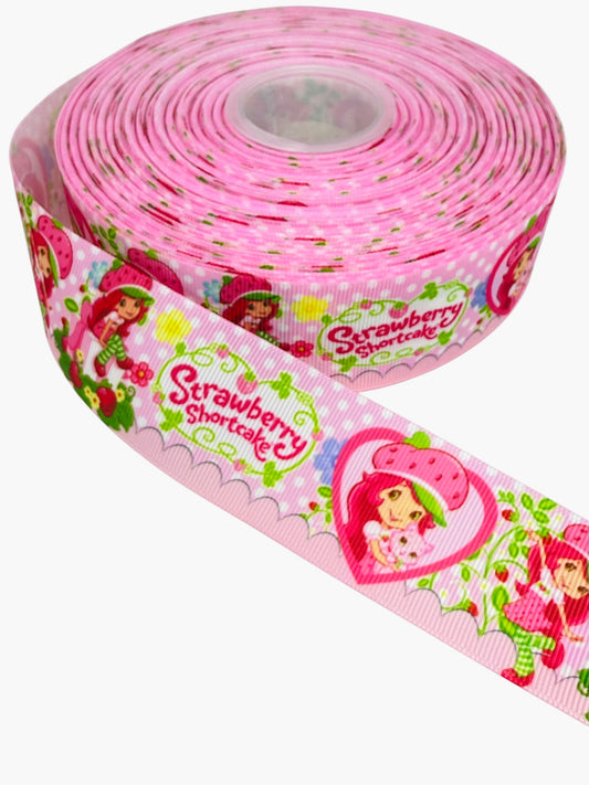 Strawberry Shortcake Ribbon (1.5 inch/ 38mm) 🟢