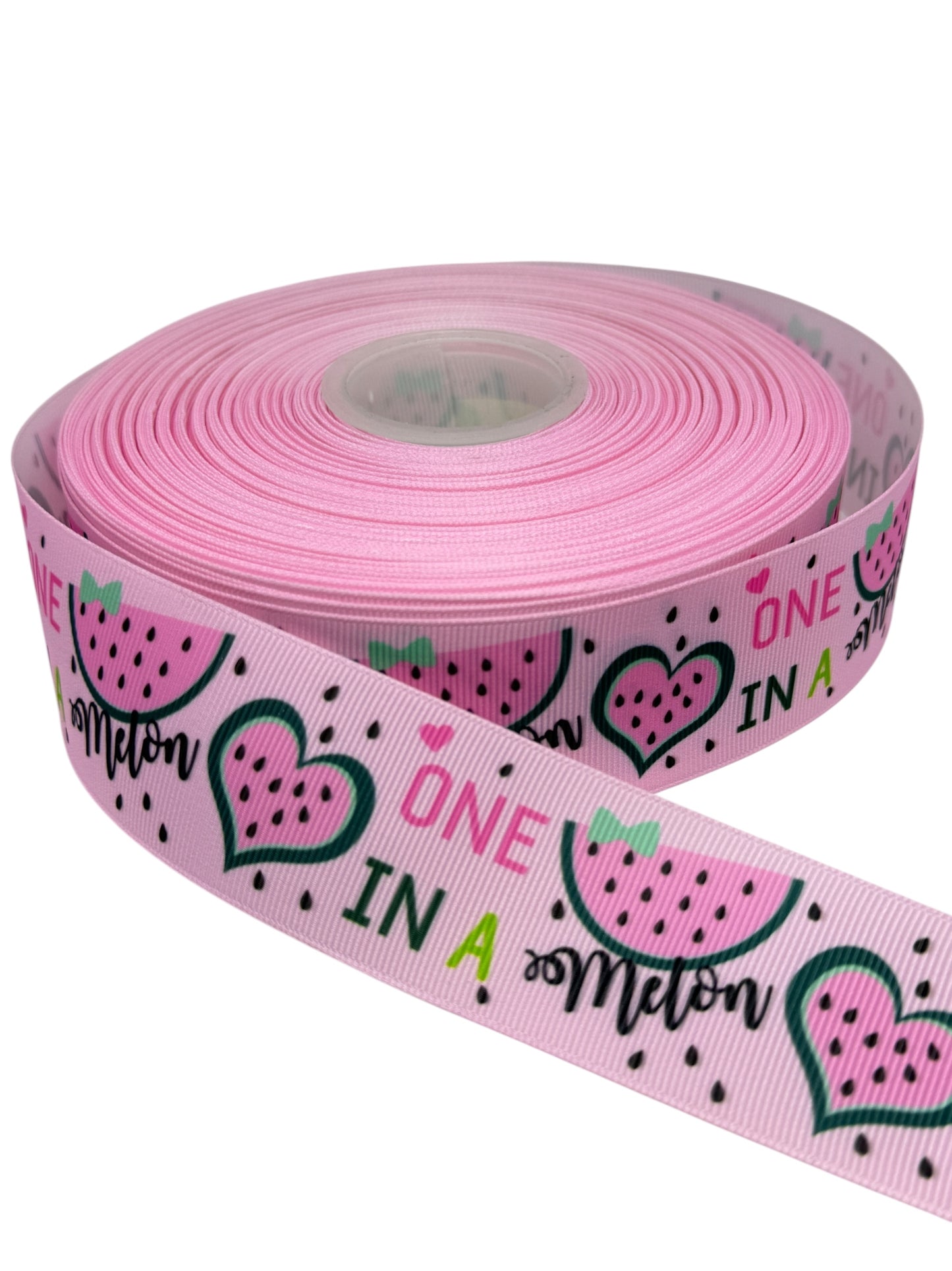 Melon Ribbon 38mm / 1.5 inch Ribbon, (1 Yard)