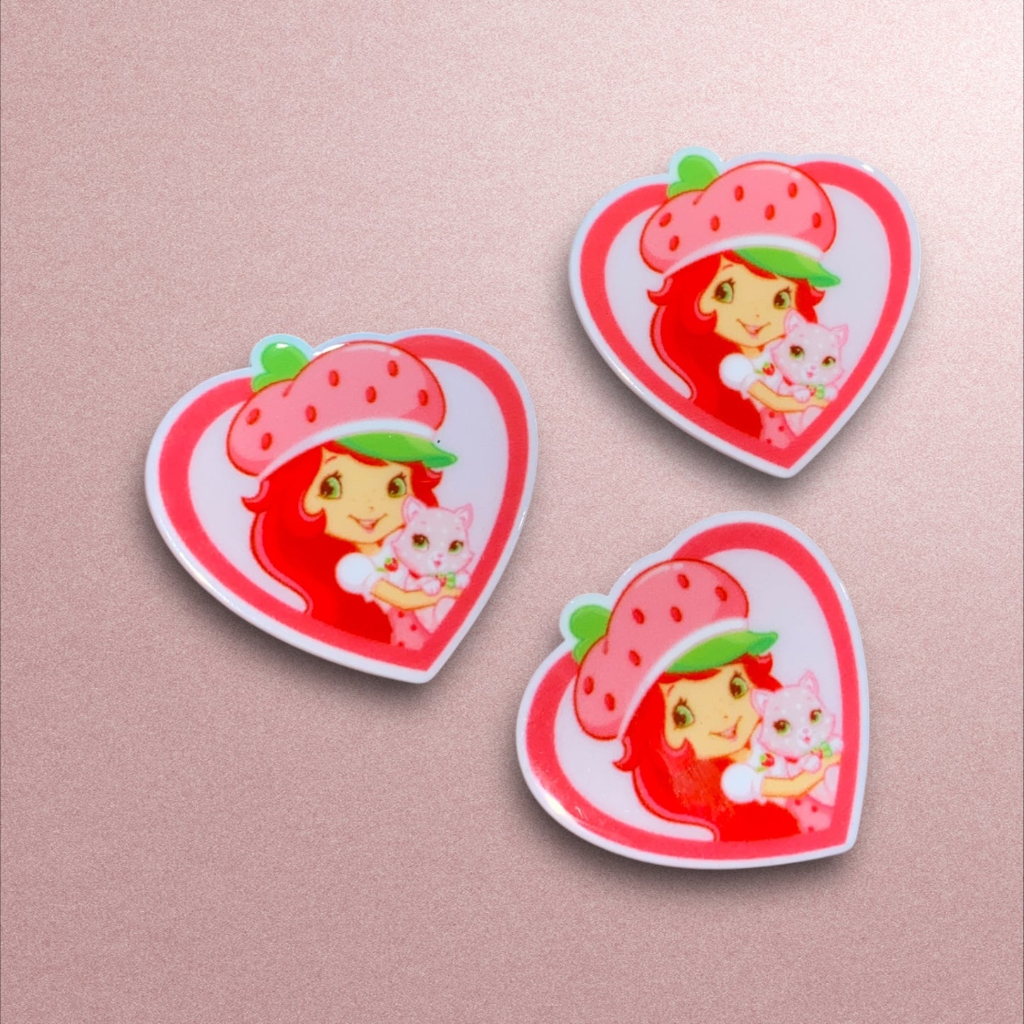 Strawberry shortcake Resin Planar (Price is for 1 Piece)