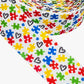 Autism Ribbon (1.5 inch/ 38mm ) 🟢