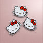 Hello Kitty Resin Planar (Price is for 1 Piece) red bow