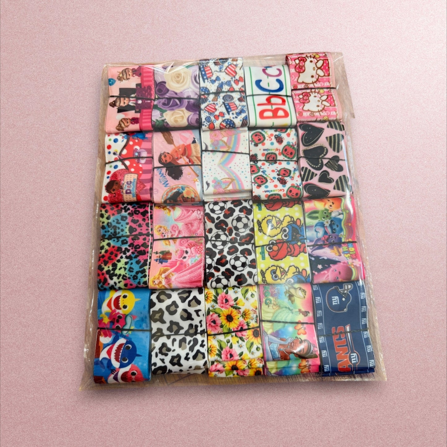 1 yard Each Ribbon Set (1.5 inch / 38mm Ribbon) 🎀 20 yards Total🎀