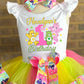 Carebear Tutu Outfit Carbear Birthday outfit Carbear tutu outfit