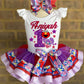 Elmo and Abby Tutu Outfit Elmo and Abby tutu set Elmo and Abby Birthday outfit