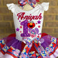 Elmo and Abby Tutu Outfit Elmo and Abby tutu set Elmo and Abby Birthday outfit
