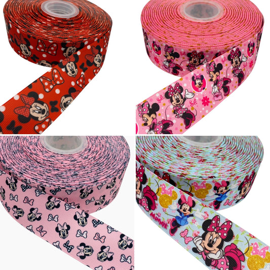 Minnie  Ribbon 38mm / 1.5 inches Minnie Mouse Ribbon