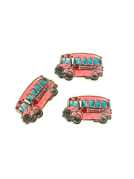 School Bus Resin Planar ( Price is for 1 piece) School Resin Planar