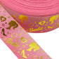 Barbie Gold Foil Ribbon (38mm/ 1.5 inches, Foil Ribbon )