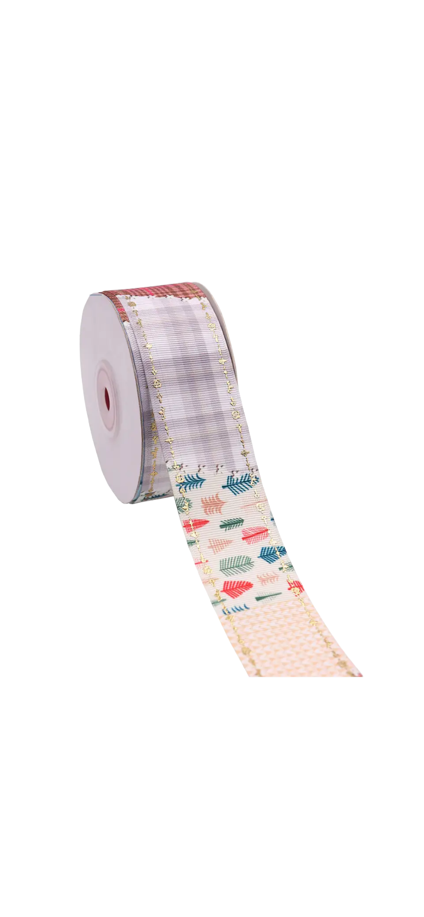 Multi Design Ribbon with Gold foil Printed (38mm /1.5 inches)