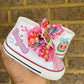 Cocomelon Bling Converse Shoes, Cocomelon sneakers