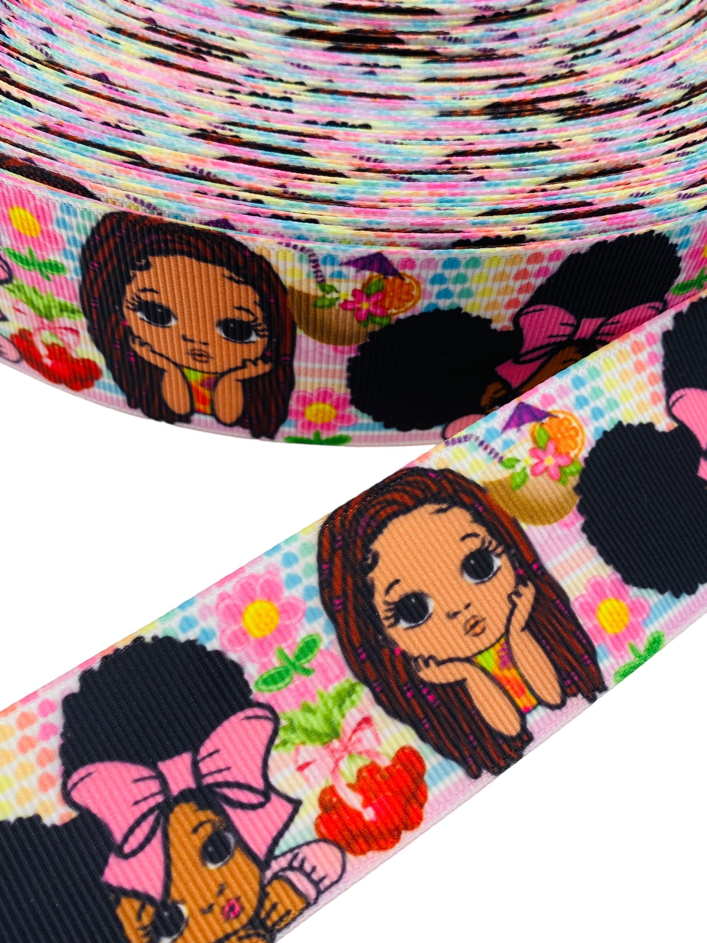 Black Girl Ribbon (38mm/ 1.5 inches)