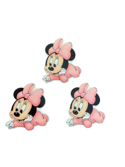 Baby Minnie Resin Planar Minnie Mouse Resin planar (1 piece)