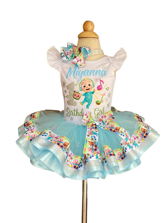 Cocomelon Tutu Outfit  (3 layer outfit) cocomelon #11