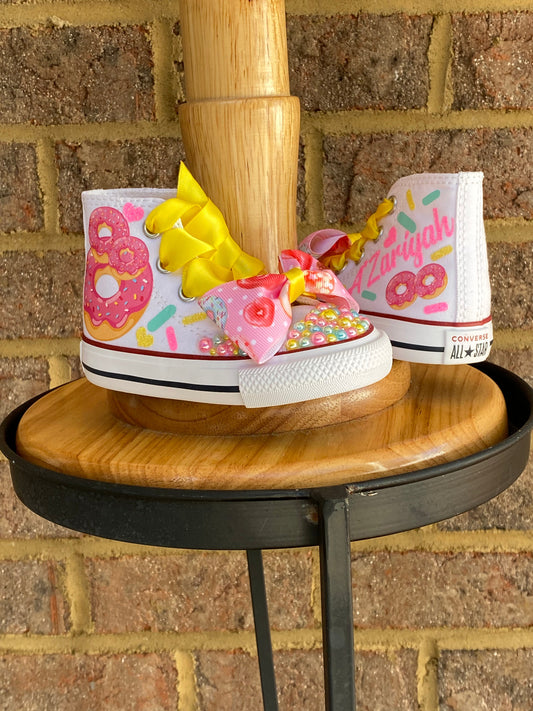 Donut sneakers, Donut Shoes, Bling Converse Shoes