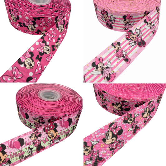 Minnie  Ribbon 38mm / 1.5 inches Minnie Mouse Ribbon