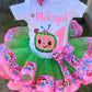 Cocomelon Tutu Outfit (3 layer) Cocomelon #1