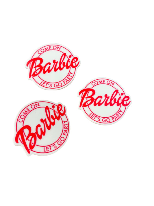 Hot Pink Barbie Resin Planar (1 piece)