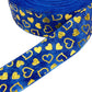 Heart Gold Foil Ribbon (38mm /1.5 inches)