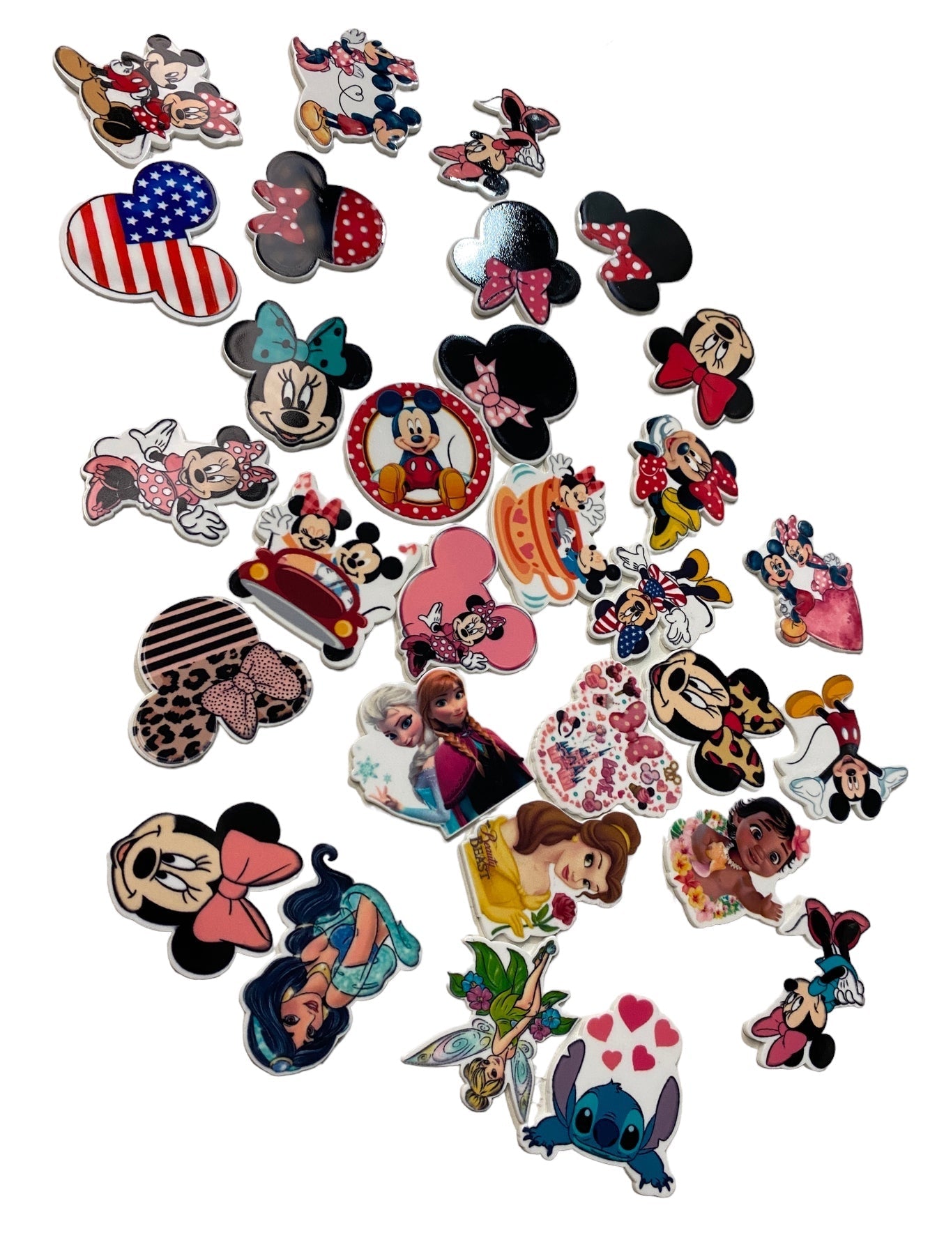 Resin planar set (set of 10) ONLY Minnie Mouse left