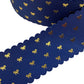 Navy Blue and Gold School Ribbon (38mm /1.5 inches) #4